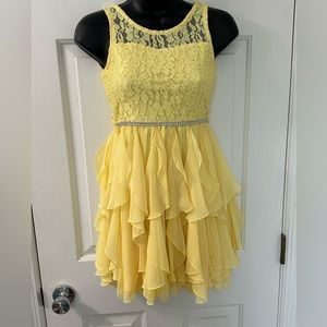 Emily West Yellow Dress Size 10